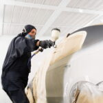 Peinture complète voiture au black