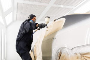 Peinture complète voiture au black