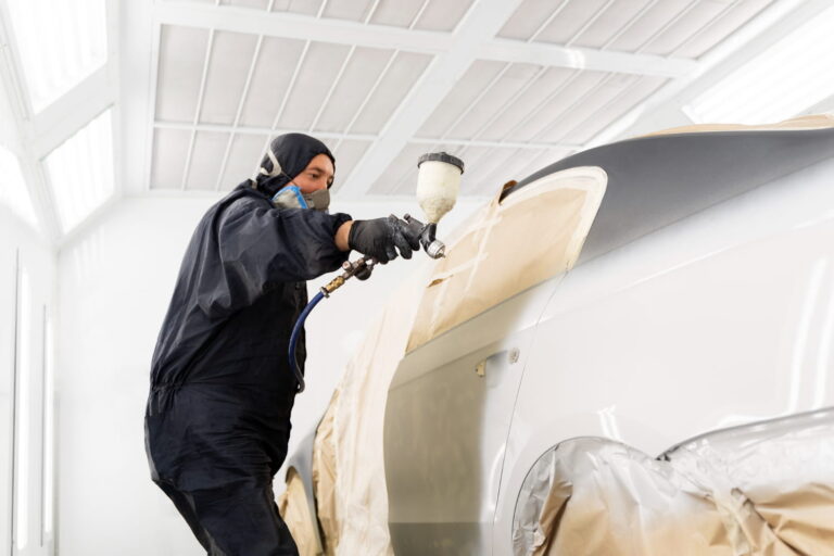 Peinture complète voiture au black